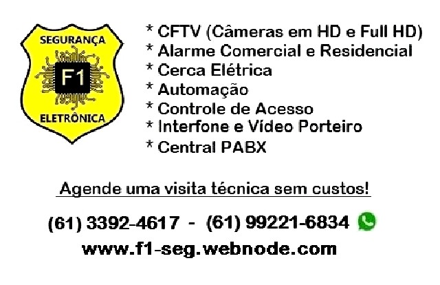 Foto 1 - CFTV em HD e FullHD, Alarme, Cerca Elétrica