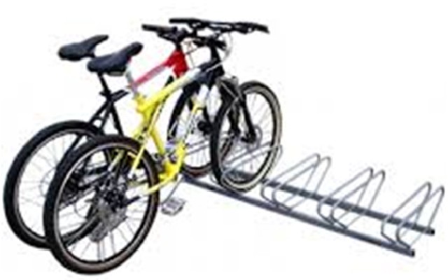 Foto 1 - Bicicletário de chão horizontal